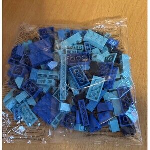 Lego 2011 Rectangular BLUE Bricks-All Sizes- from 10698 Set-Sealed-New In Bag